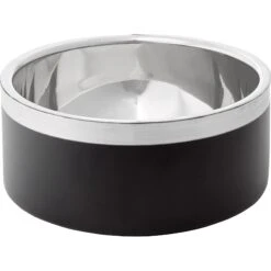 Frisco Insulated Two-Toned Non-Skid Stainless Steel Dog & Cat Bowl