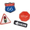 Frisco Road Trip Traffic Signs Plush Cat Toy With Catnip