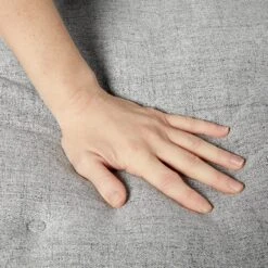 Frisco Faux Linen Corner Personalized Bolster Dog Bed W/Removable Cover, Harbour Blue, L -Pet Supplies Discount Store 262160 PT6. AC SS1800 V1615570127