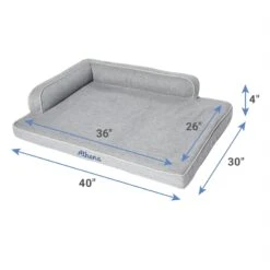 Frisco Faux Linen Corner Personalized Bolster Dog Bed W/Removable Cover, Harbour Blue, XL 10 Frisco Faux Linen Corner Personalized Bolster Dog Bed W/Removable Cover, Harbour Blue, XL -Pet Supplies Discount Store 262161 PT1. AC SS1800 V1615589561