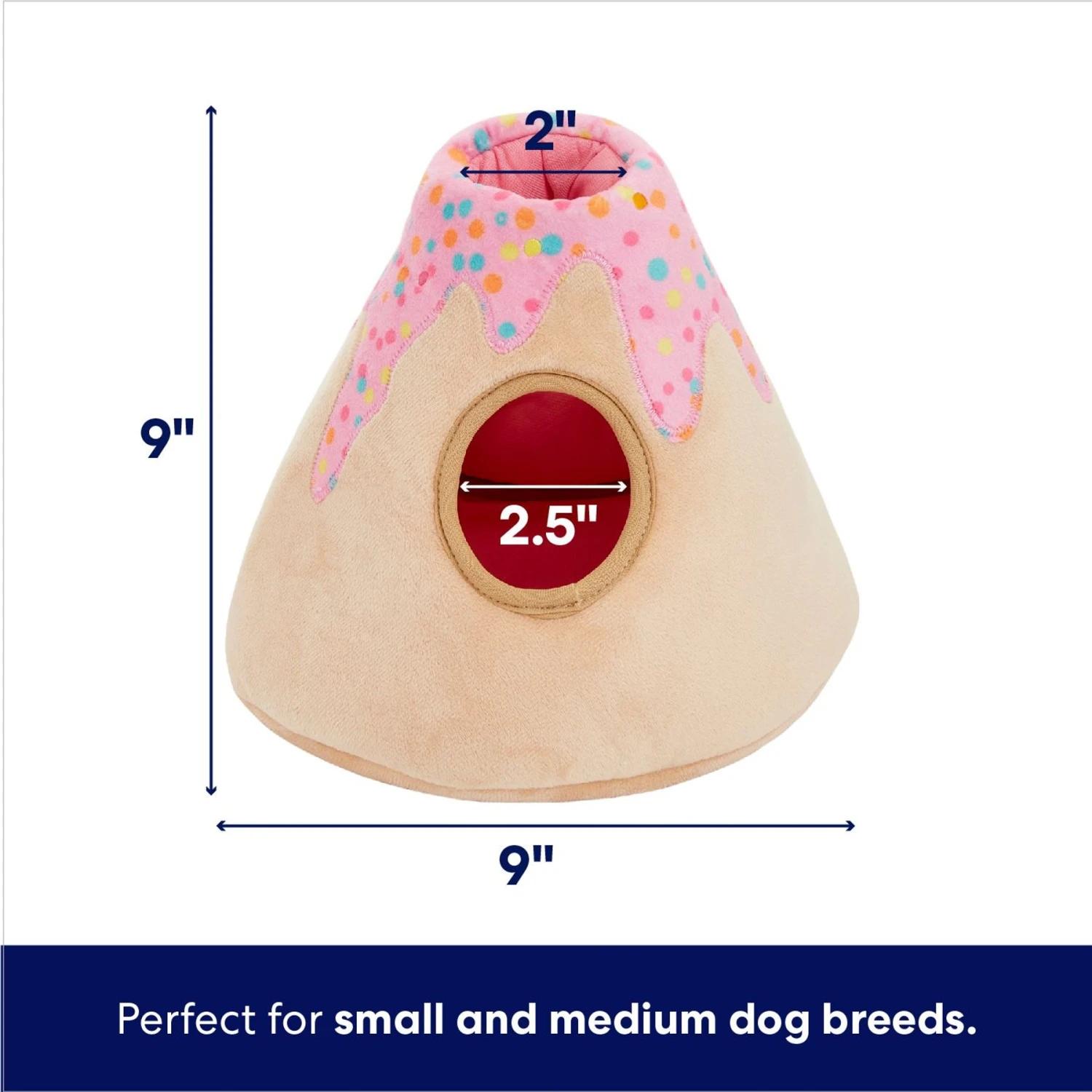 Frisco Birthday Volcano & Dinosaurs Hide & Seek Puzzle Plush Squeaky Dog Toy 4 Frisco Birthday Volcano & Dinosaurs Hide & Seek Puzzle Plush Squeaky Dog Toy - Image 2