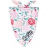 Frisco Watercolor Roses Personalized Dog & Cat Bandana -Pet Supplies Discount Store 267531 MAIN. AC SS1800 V1701983006