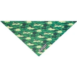 Frisco Green Camo Personalized Dog & Cat Bandana -Pet Supplies Discount Store 267563 PT3. AC SS1800 V1623093485