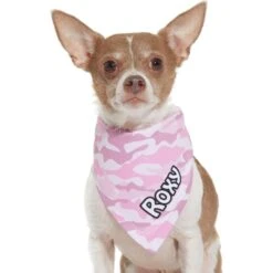 Frisco Pink Camo Personalized Dog & Cat Bandana -Pet Supplies Discount Store 267567 PT7. AC SS1800 V1623164591