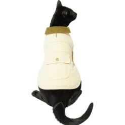 Frisco Mediumweight Cotton Duck Canvas Dog & Cat Jacket, Tan -Pet Supplies Discount Store 268223 PT2. AC SS1800 V1628797707