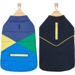 Frisco Mediumweight Colorblock 2-in-1 Dog & Cat Fleece Coat -Pet Supplies Discount Store 268350 PT4. AC SS1800 V1628780451