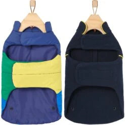 Frisco Mediumweight Colorblock 2-in-1 Dog & Cat Fleece Coat -Pet Supplies Discount Store 268350 PT5. AC SS1800 V1628780414