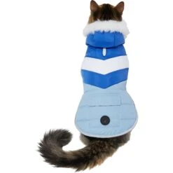 Frisco Heavyweight Chevron Insulated Dog & Cat Parka With Pocket -Pet Supplies Discount Store 268405 PT2. AC SS1800 V1628784758