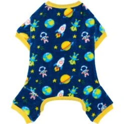 Frisco Dog & Cat Cozy Plush Fleece PJs, Outer Space