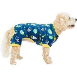Frisco Dog & Cat Cozy Plush Fleece PJs, Outer Space -Pet Supplies Discount Store 268477 PT2. AC SS1800 V1637680619