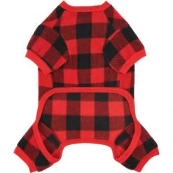 Frisco Dog & Cat Cozy Polar Fleece PJs, Red Plaid 11 Frisco Dog & Cat Cozy Polar Fleece PJs, Red Plaid -Pet Supplies Discount Store 268510 PT4. AC SS1800 V1637650986