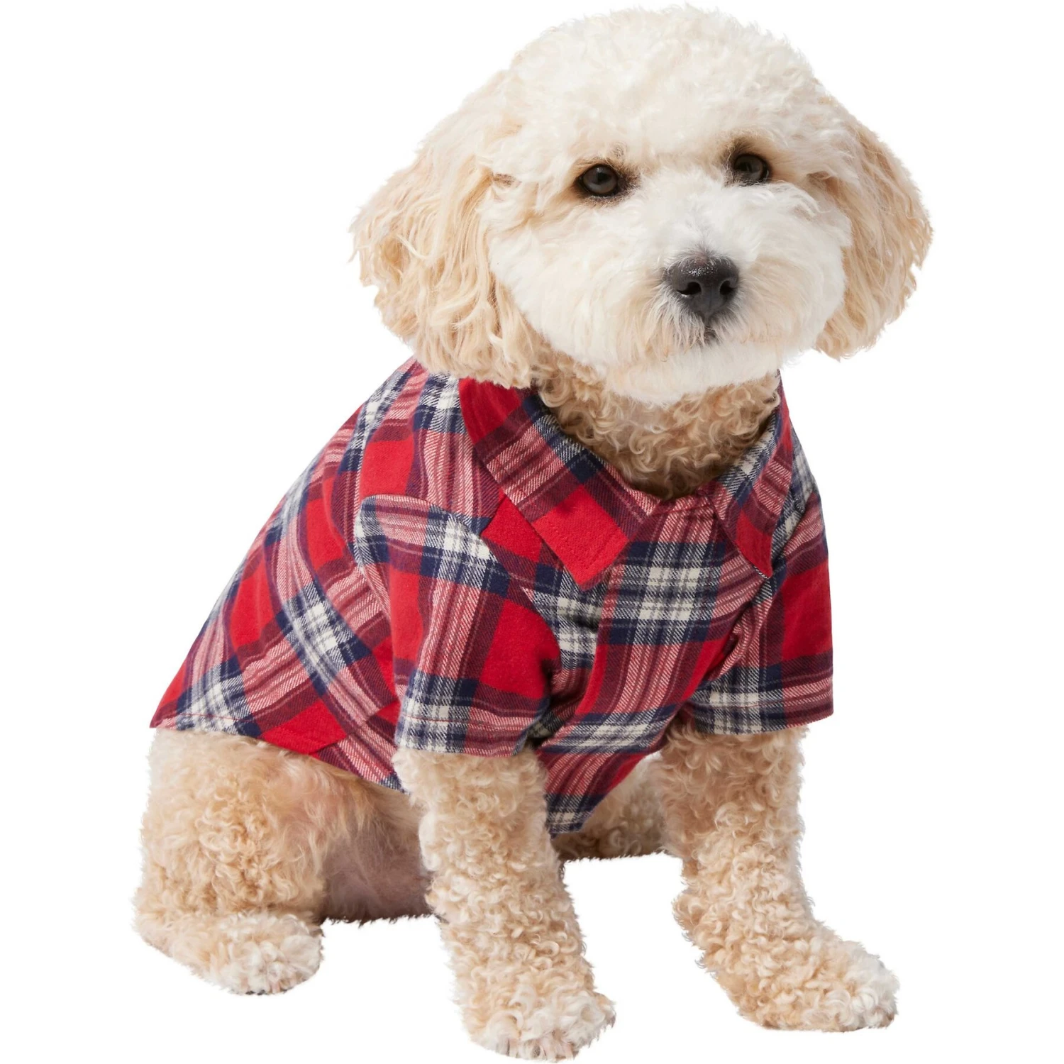 Frisco Red Plaid Dog & Cat Shirt 5 Frisco Red Plaid Dog & Cat Shirt - Image 3