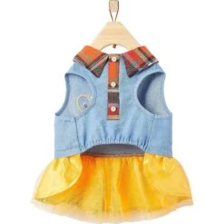 Frisco Chambray Plaid Dog & Cat Dress -Pet Supplies Discount Store 268637 PT4. AC SS1800 V1637654299