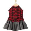 Frisco Flannel Dog & Cat Dress -Pet Supplies Discount Store 268645 MAIN. AC SS1800 V1637648573