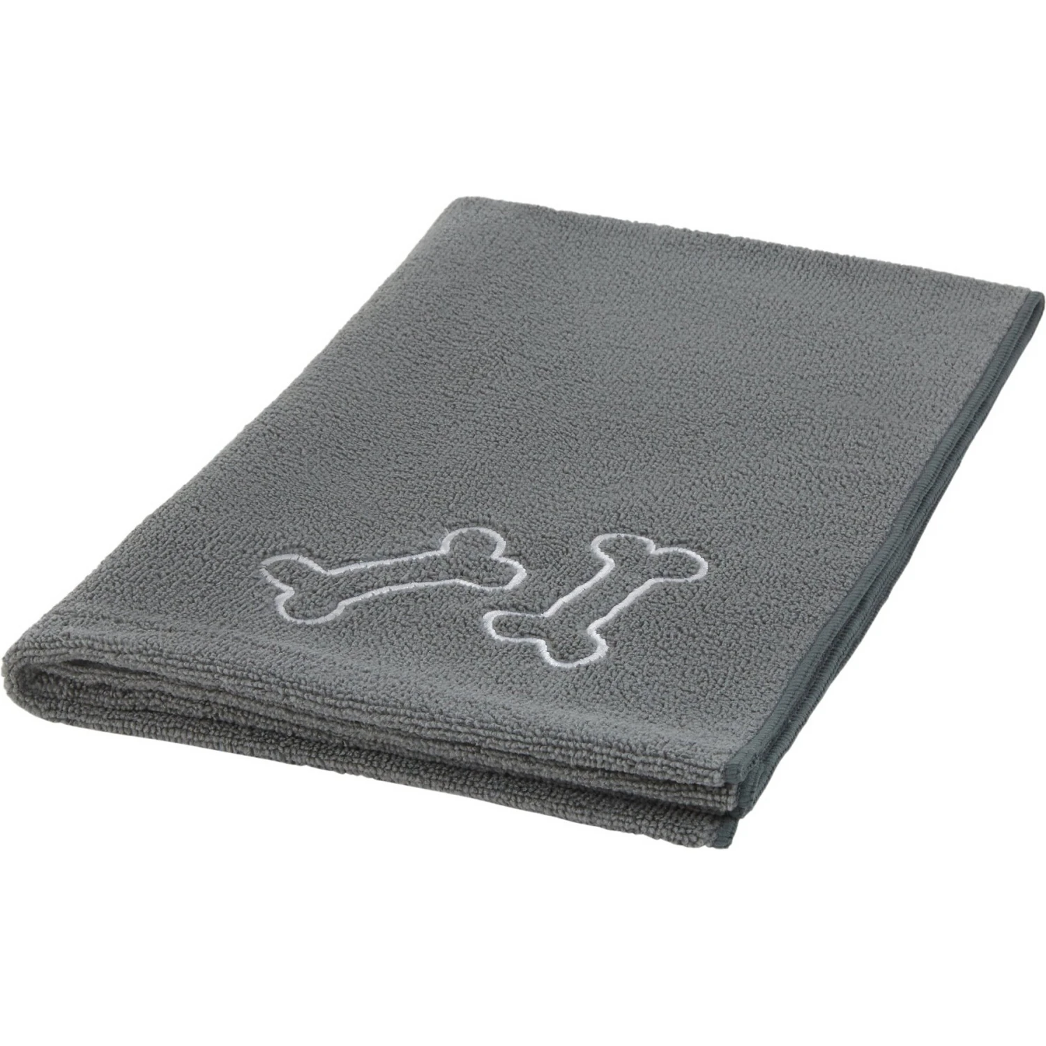 Frisco Embroidered Pawprint Microfiber Dog Bath Towel 3 Frisco Embroidered Pawprint Microfiber Dog Bath Towel