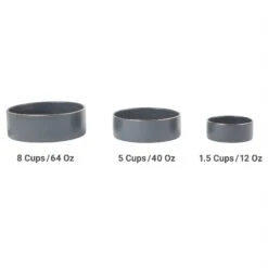 Frisco Modern Gold Rim Ceramic Dog & Cat Bowl -Pet Supplies Discount Store 270187 PT6. AC SS1800 V1627670005