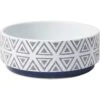 Frisco Geometric Triangles Non-skid Ceramic Dog & Cat Bowl -Pet Supplies Discount Store 270218 MAIN. AC SS1800 V1620685076