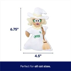 Frisco Halloween Good Witch, Bad Witch Reversible Plush Cat Toy With Catnip -Pet Supplies Discount Store 270301 PT1. AC SS1800 V1689877569
