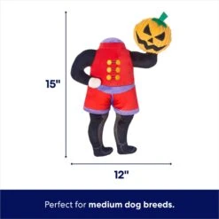 Frisco Halloween Headless Rider Plush Squeaky Dog Toy -Pet Supplies Discount Store 270375 PT1. AC SS1800 V1689878440