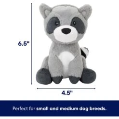 Frisco Camping Raccoon Plush Squeaky Dog Toy -Pet Supplies Discount Store 271003 PT1. AC SS1800 V1686579630