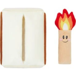 Frisco Camping Match Box 2-in-1 Plush Squeaky Dog Toy -Pet Supplies Discount Store 271029 PT2. AC SS1800 V1626368539