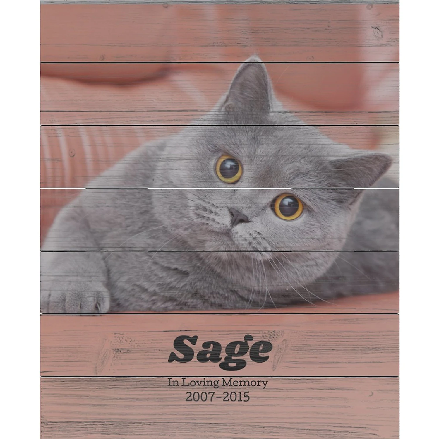 Frisco Personalized "Classic Photo" Rustic Wood Wall Decor, 16" X 20" 5 Frisco Personalized "Classic Photo" Rustic Wood Wall Decor, 16" X 20" - Image 3