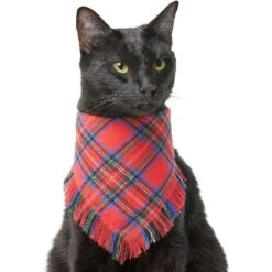 Frisco Red/Green Plaid Dog & Cat Flannel Bandana 12 Frisco Red/Green Plaid Dog & Cat Flannel Bandana -Pet Supplies Discount Store 276201 PT2. AC SS1800 V1637715100