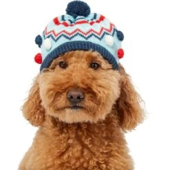 Frisco Pom Pom Dog & Cat Knitted Hat -Pet Supplies Discount Store 276307 PT2. AC SS1800 V1631666246