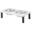 Frisco Marble Elevated Stainless Steel Double Diner Dog & Cat Bowls 2 Frisco Marble Elevated Stainless Steel Double Diner Dog & Cat Bowls -Pet Supplies Discount Store 277559 MAIN. AC SS1800 V1627933378