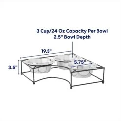 Frisco Multi Pet Feeding Corner 3-Bowls Stainless Steel Dog & Cat Bowl -Pet Supplies Discount Store 277561 PT1. AC SS1800 V1692728246