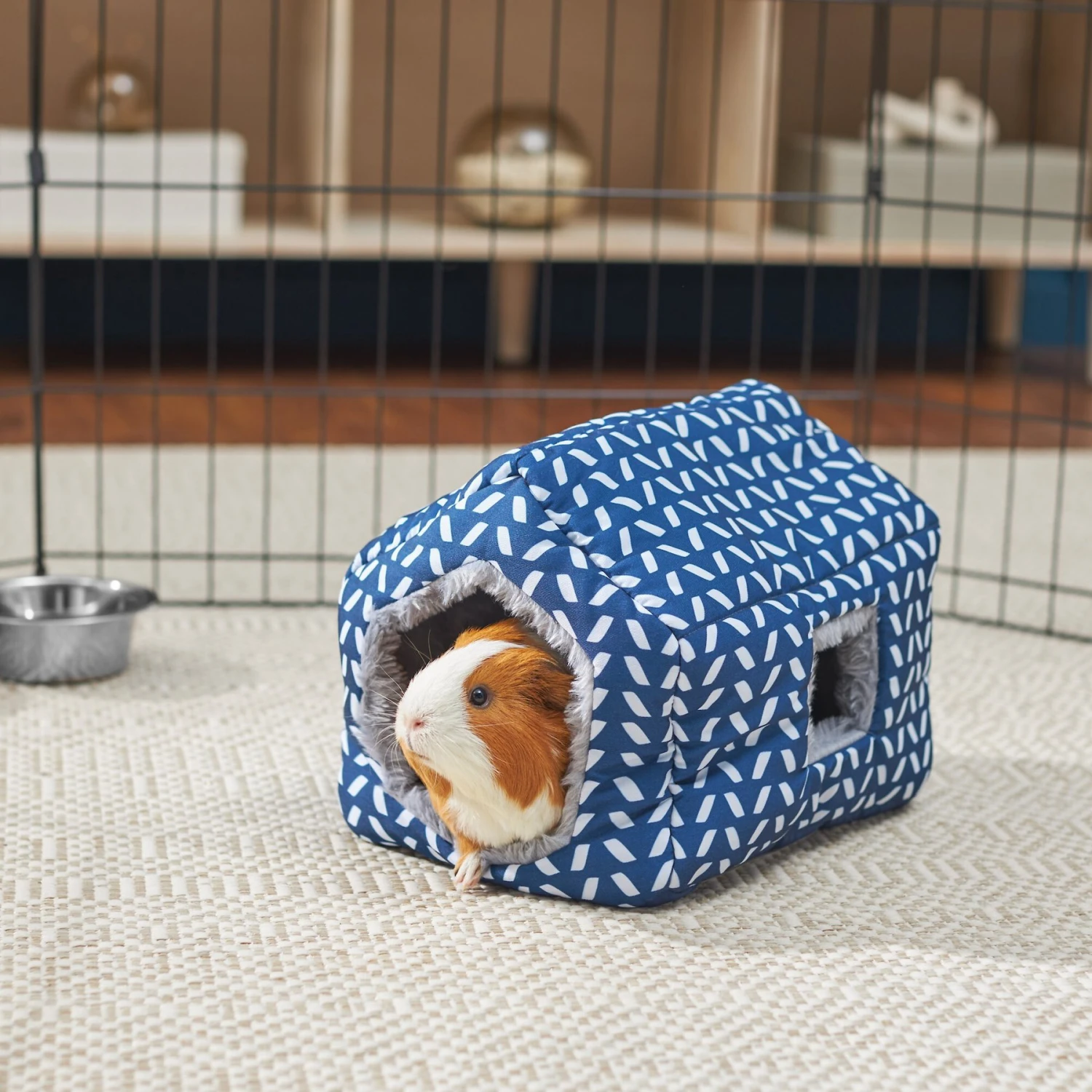 Frisco Herringbone Plush Small Pet House 3 Frisco Herringbone Plush Small Pet House