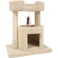 Frisco 27-in Real Carpet Cat Tree With Condo And Oval Perch 9 Frisco 27-in Real Carpet Cat Tree With Condo And Oval Perch -Pet Supplies Discount Store 282747 PT4. AC SS1800 V1621948719