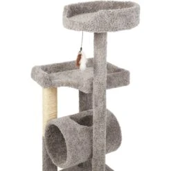 Frisco 54-in Real Carpet Cat Tree With Tunnel And Square Perches -Pet Supplies Discount Store 282767 PT3. AC SS1800 V1621949643