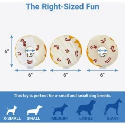 Frisco Fall Maple Bacon Donuts Plush Squeaky Dog Toy, 3 Count 8 Frisco Fall Maple Bacon Donuts Plush Squeaky Dog Toy, 3 Count -Pet Supplies Discount Store 285613 PT2. AC SS1800 V1633969278