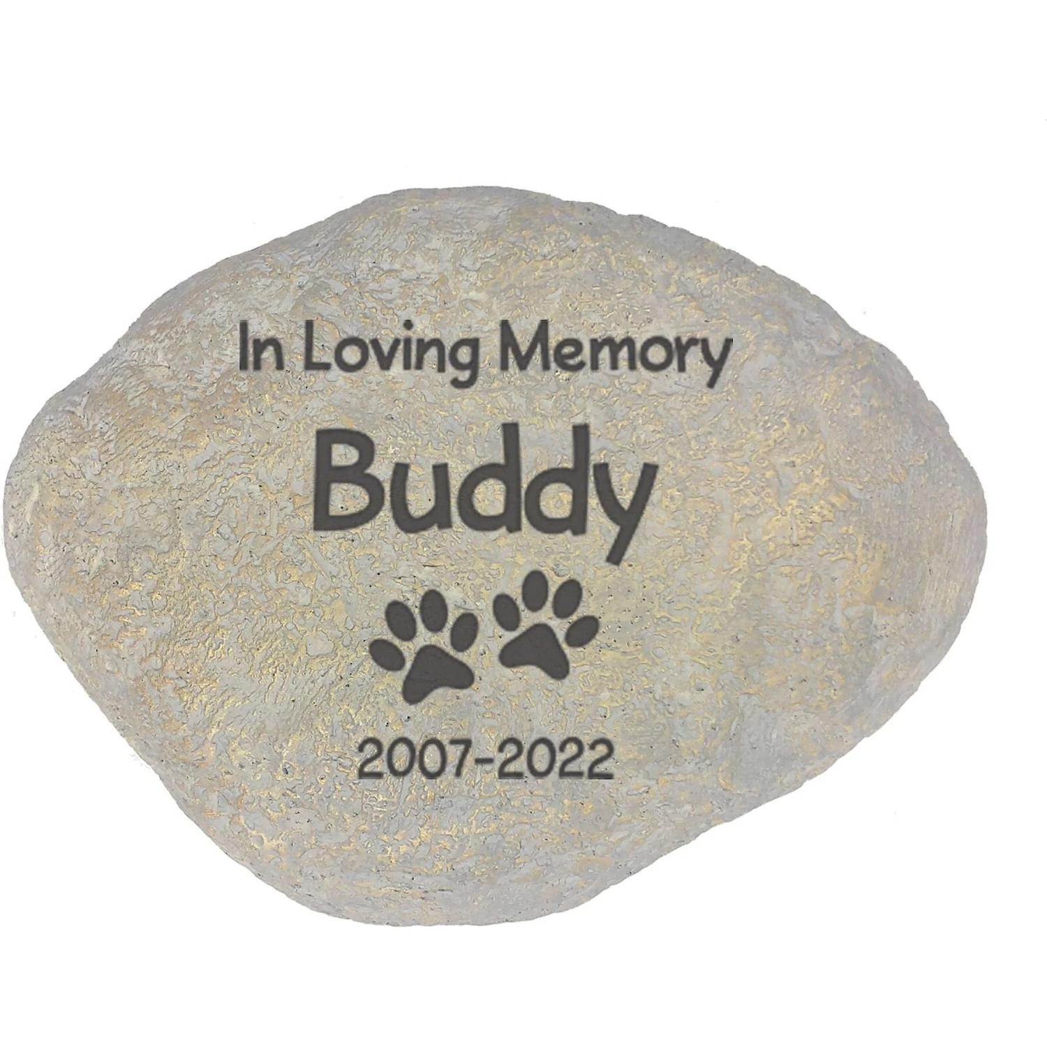 Frisco "In Loving Memory" Personalized Dog & Cat Memorial Garden Stone 3 Frisco "In Loving Memory" Personalized Dog & Cat Memorial Garden Stone