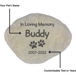 Frisco "In Loving Memory" Personalized Dog & Cat Memorial Garden Stone 10 Frisco "In Loving Memory" Personalized Dog & Cat Memorial Garden Stone -Pet Supplies Discount Store 287026 PT3. AC SS1800 V1645639616