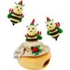 Frisco Holiday Bee Merry Hide & Seek Puzzle Plush Squeaky Dog Toy 1 Frisco Holiday Bee Merry Hide & Seek Puzzle Plush Squeaky Dog Toy -Pet Supplies Discount Store 287099 MAIN. AC SS1800 V1694813159