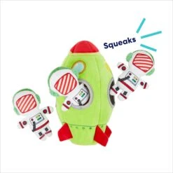 Frisco Holiday Rocket Ship Hide & Seek Puzzle Plush Squeaky Dog Toy 12 Frisco Holiday Rocket Ship Hide & Seek Puzzle Plush Squeaky Dog Toy -Pet Supplies Discount Store 287101 PT3. AC SS1800 V1695670693