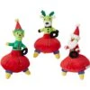 Frisco Holiday Alien Santa & Friends UFO's Plush Squeaky Dog Toy, 3 Count -Pet Supplies Discount Store 287199 MAIN. AC SS1800 V1632773916
