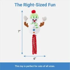 Frisco Naughty Or Nice Snowman Reversible Plush Cat Toy With Catnip 8 Frisco Naughty Or Nice Snowman Reversible Plush Cat Toy With Catnip -Pet Supplies Discount Store 287387 PT2. AC SS1800 V1637704002