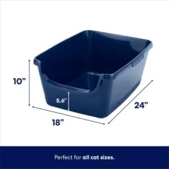 Frisco High Sided Cat Litter Box, Extra Large & World's Best Multi-Cat Unscented Clumping Corn Cat Litter -Pet Supplies Discount Store 293046 PT2. AC SS1800 V1619998947