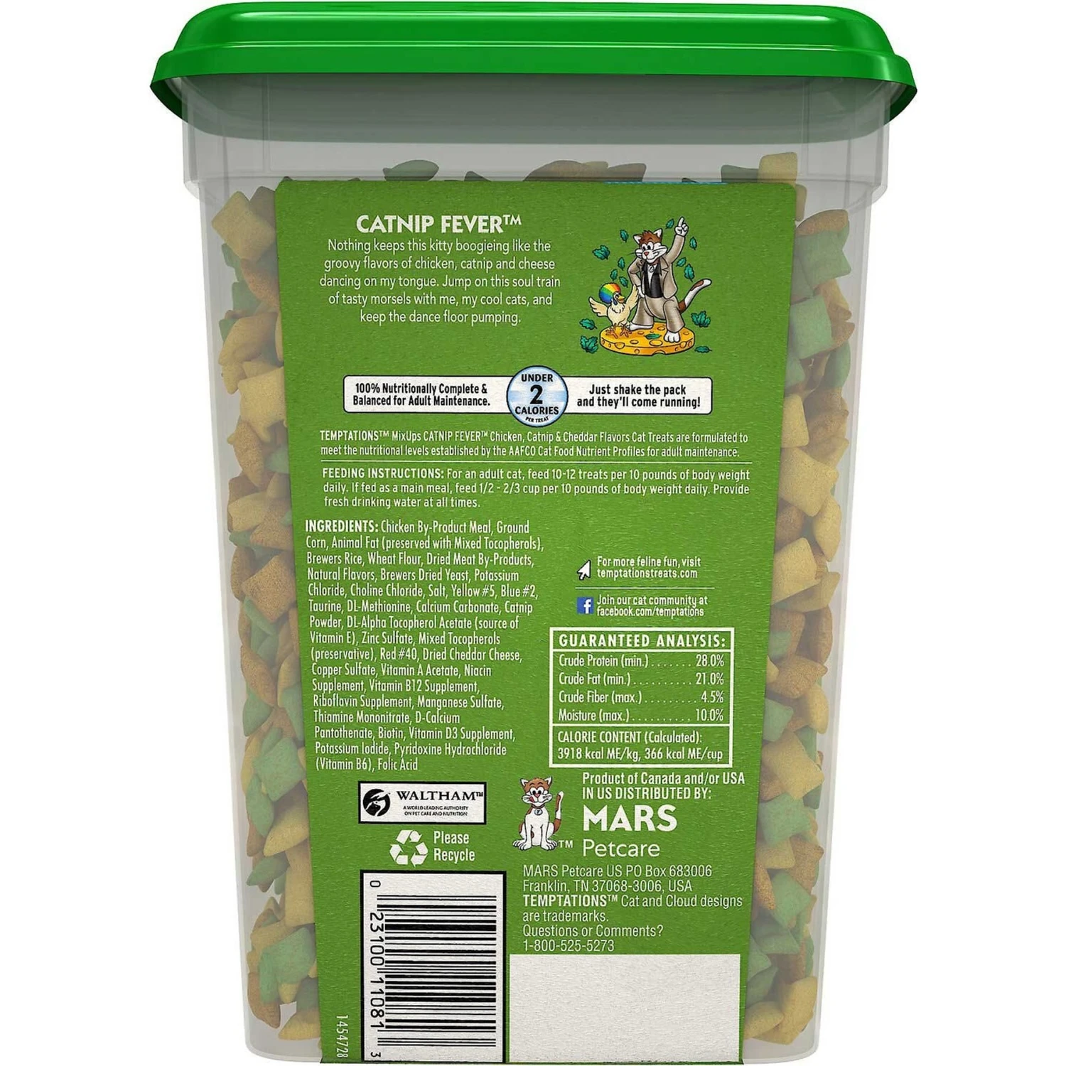 Temptations MixUps Catnip Fever Flavor Soft & Crunchy Cat Treats & Frisco Bird With Feathers Teaser Wand Cat Toy With Catnip 5 Temptations MixUps Catnip Fever Flavor Soft & Crunchy Cat Treats & Frisco Bird With Feathers Teaser Wand Cat Toy With Catnip - Image 3