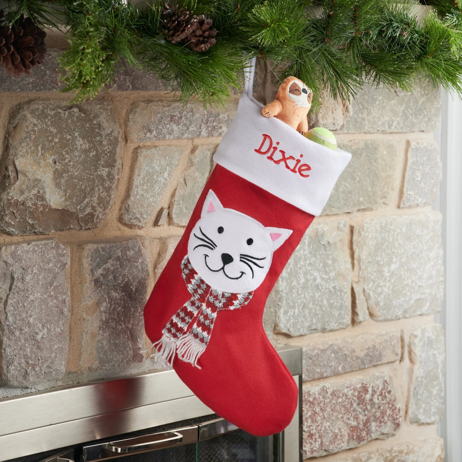 Frisco Holiday Personalized Cat Stocking 4 Frisco Holiday Personalized Cat Stocking - Image 2