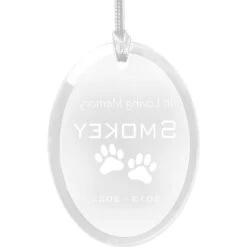Frisco "In Loving Memory" Paw Glass Personalized Ornament -Pet Supplies Discount Store 295081 PT3. AC SS1800 V1697131931