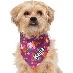 Frisco Fall Floral Personalized Dog & Cat Bandana -Pet Supplies Discount Store 296990 PT6. AC SS1800 V1627654305