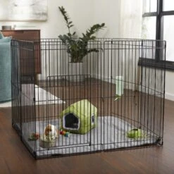 Frisco Wire Small Pet Playpen With Door, 29-in