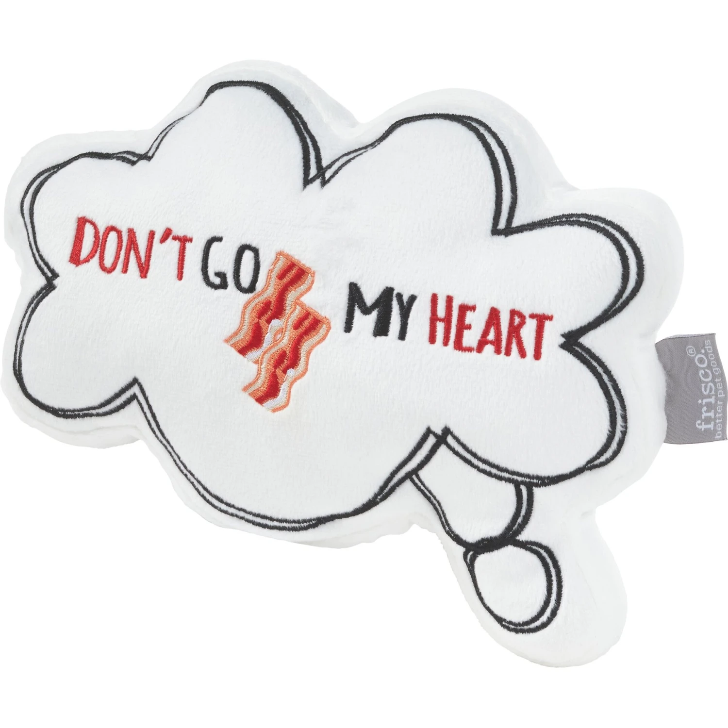 Frisco Brunch Word Bubble Plush Squeaky Dog Toy 3 Frisco Brunch Word Bubble Plush Squeaky Dog Toy