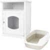 Frisco Decorative Side Table Cat Litter Box Cover & Frisco Open Top Cat Litter Box With Rim, Large -Pet Supplies Discount Store 297992 MAIN. AC SS1800 V1621294940
