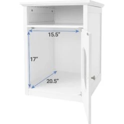 Frisco Decorative Side Table Cat Litter Box Cover & Frisco Open Top Cat Litter Box With Rim, Large -Pet Supplies Discount Store 297992 PT3. AC SS1800 V1621293130