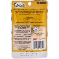 Hartz Delectables Stew Chicken & Tuna Lickable Cat Treat & Frisco Foldable Play Tri-Tunnel Cat Toy -Pet Supplies Discount Store 298074 PT2. AC SS1800 V1621266442